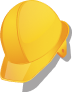 Construction hard hat icon